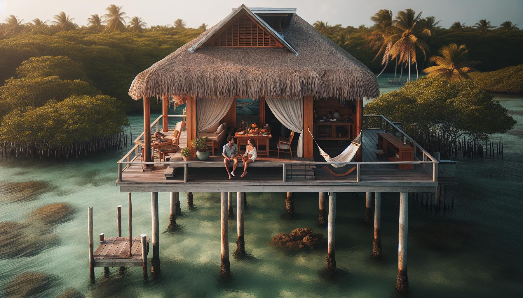 Unique features of Belize's Overwater Accommodations