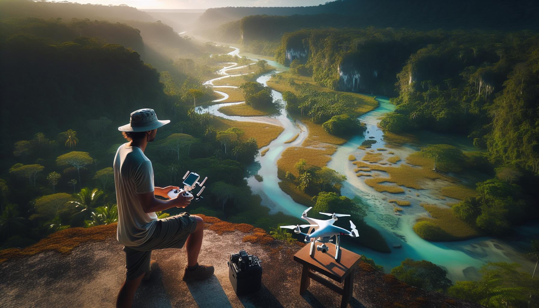 Capturing Belize's Natural Beauty from Above